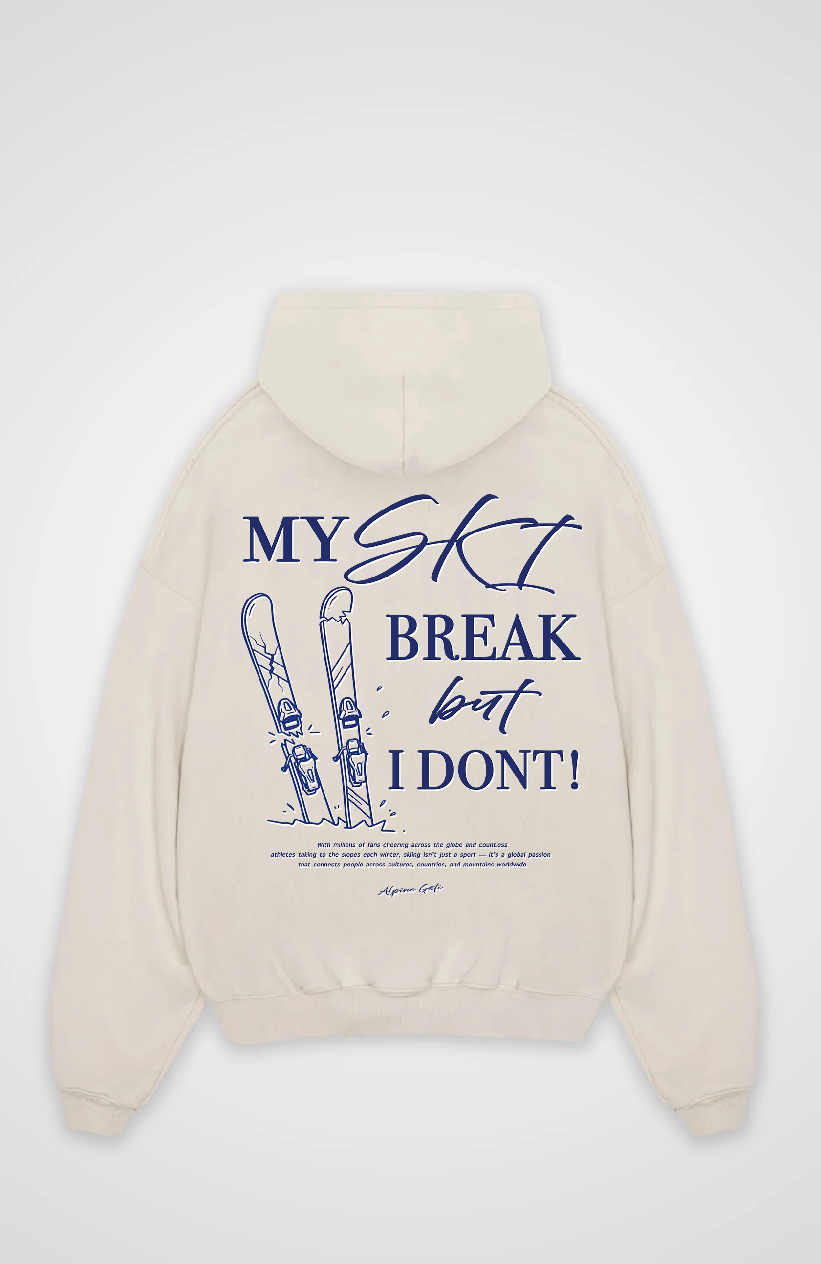 Ski breaks Oversized Hoodie