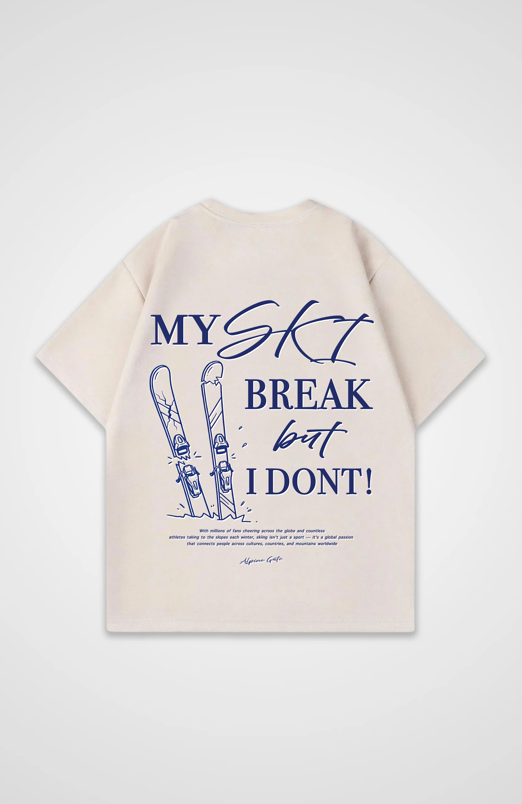 Ski breaks Oversized Shirt