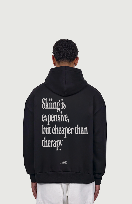 Skiing is expensive Oversized Hoodie