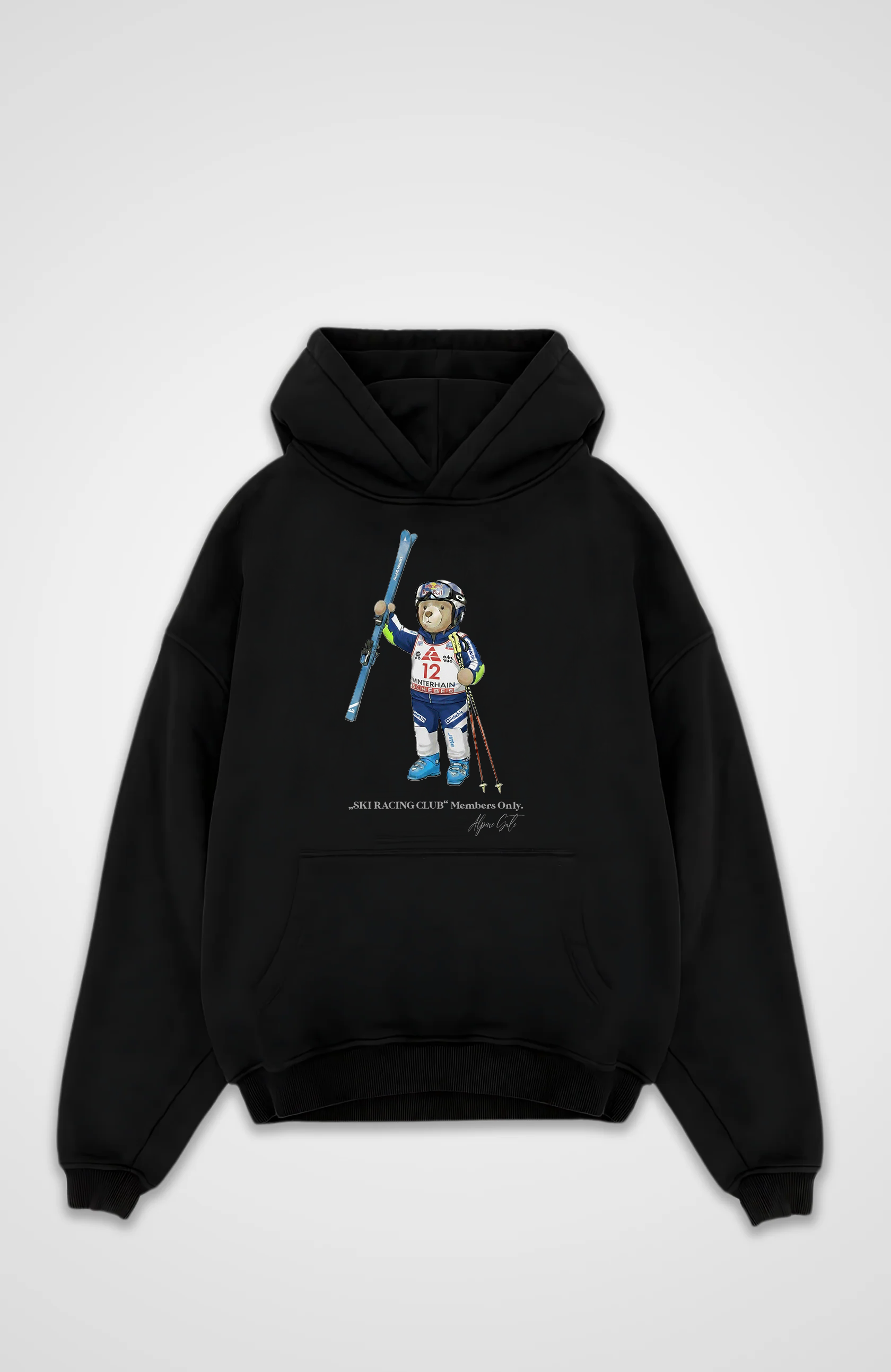 Ski Bear Oversized Hoodie