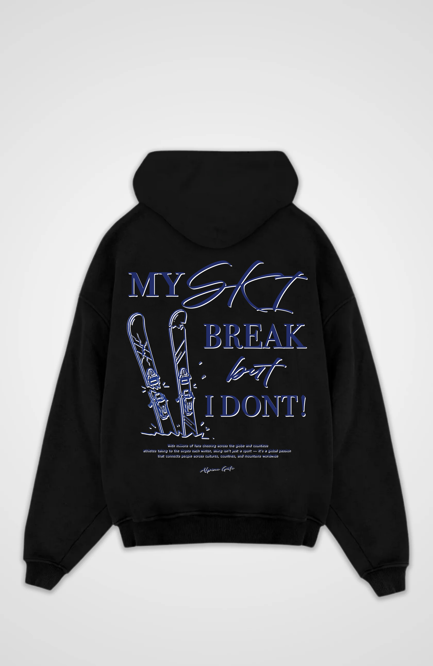 Ski breaks Oversized Hoodie