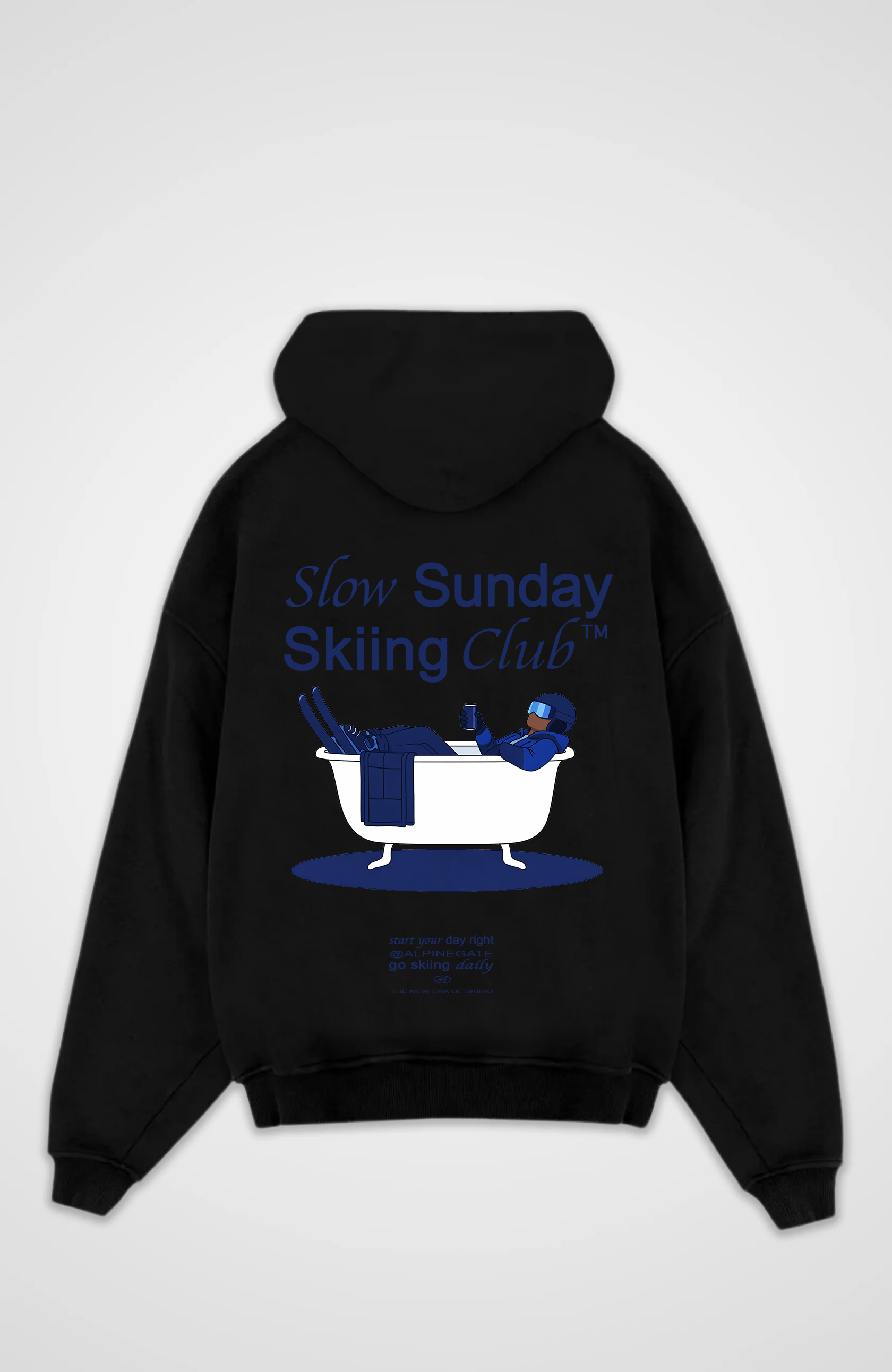 Slow Sunday Skiing Club Oversized Hoodie
