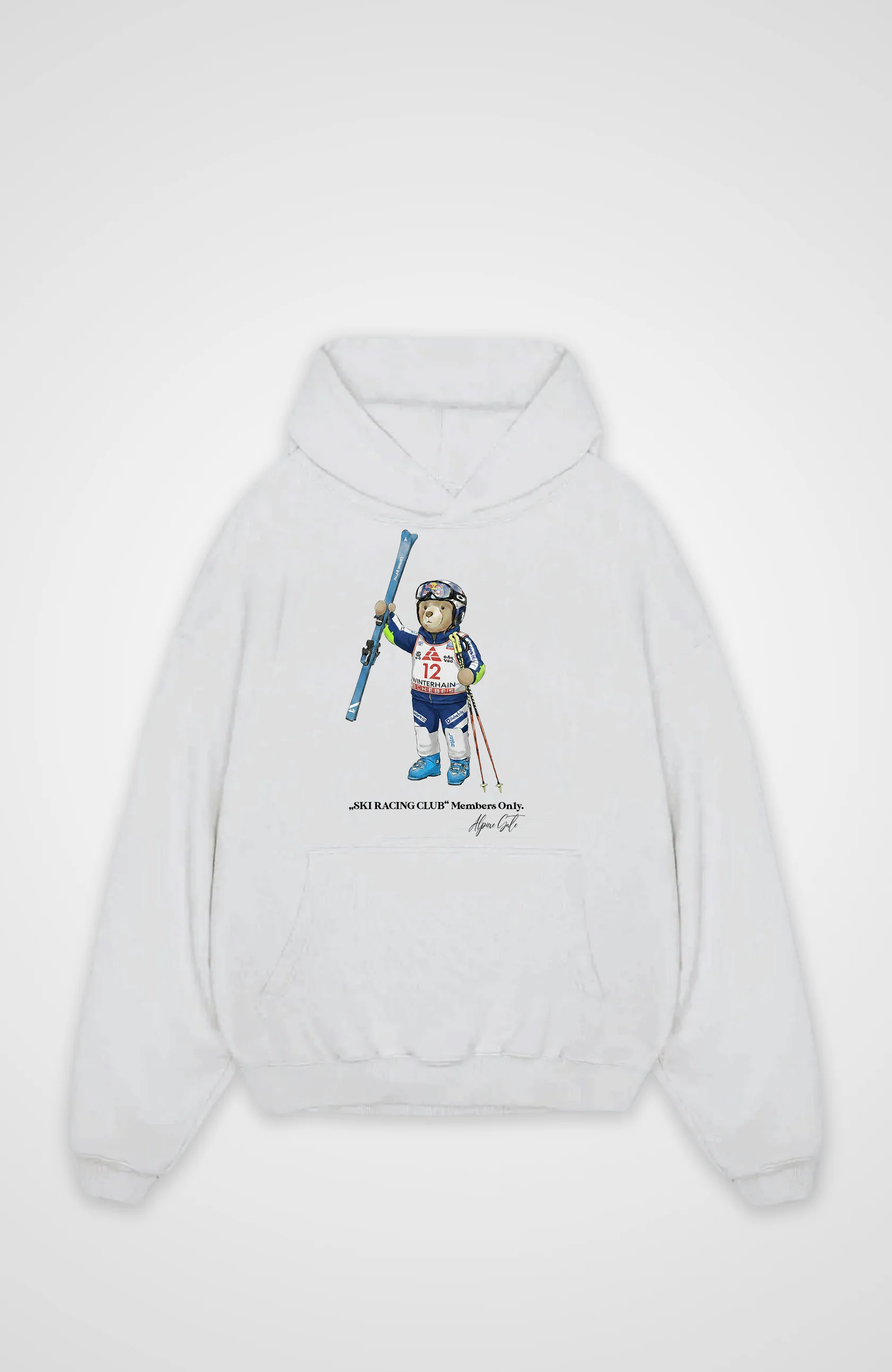 Ski Bear Oversized Hoodie