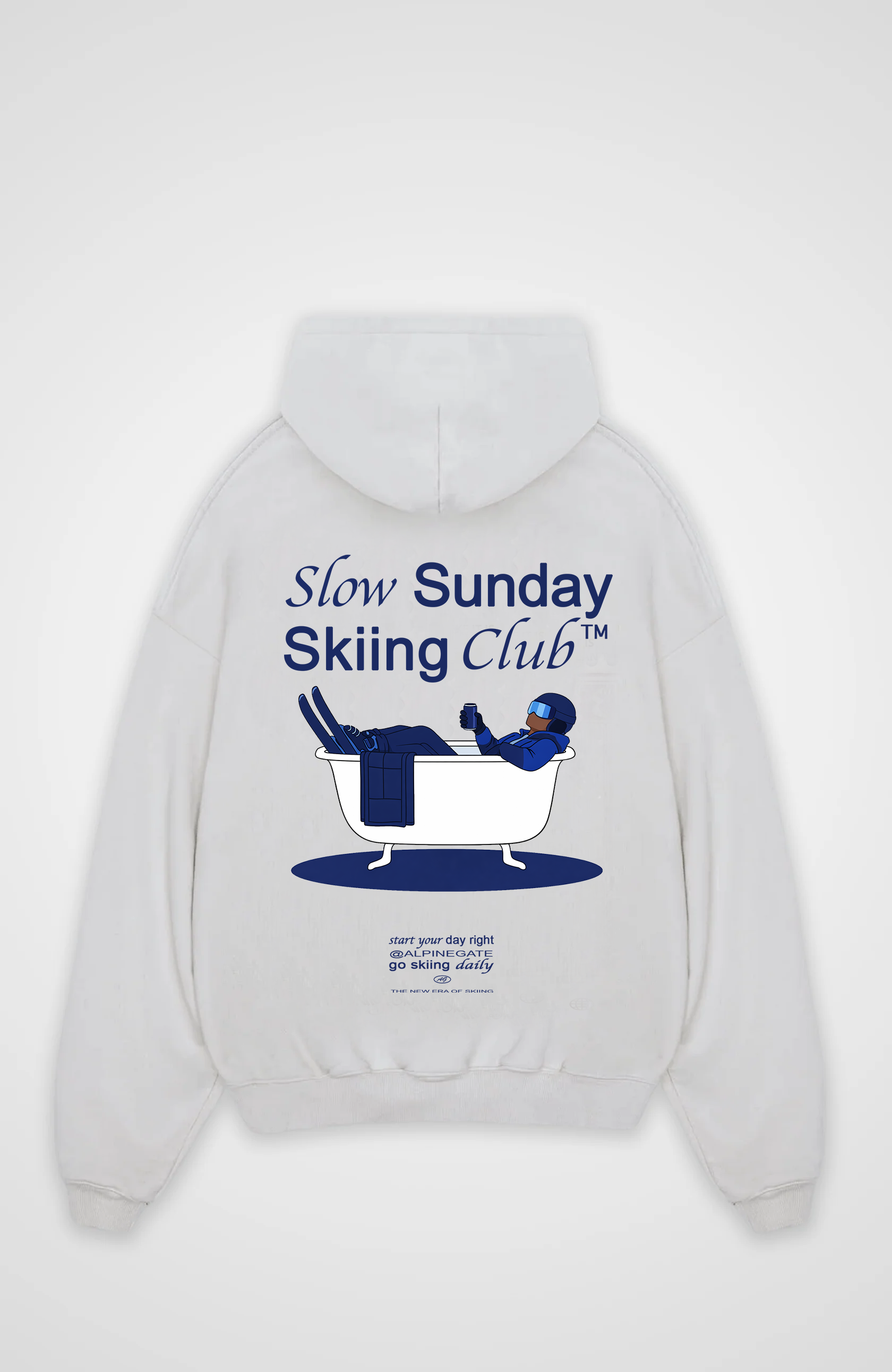 Slow Sunday Skiing Club Oversized Hoodie
