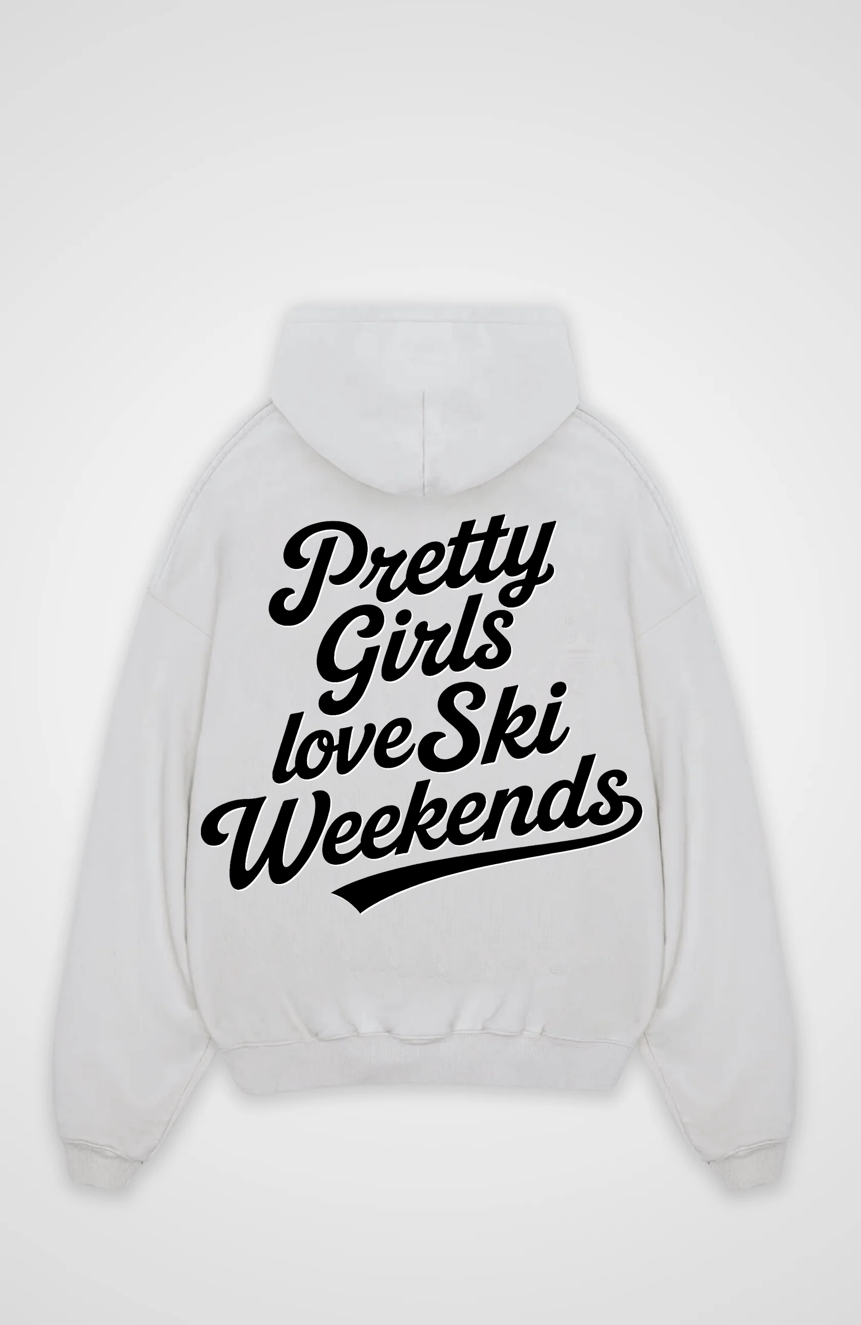 Pretty Girls love Ski Weekends Oversized Hoodie