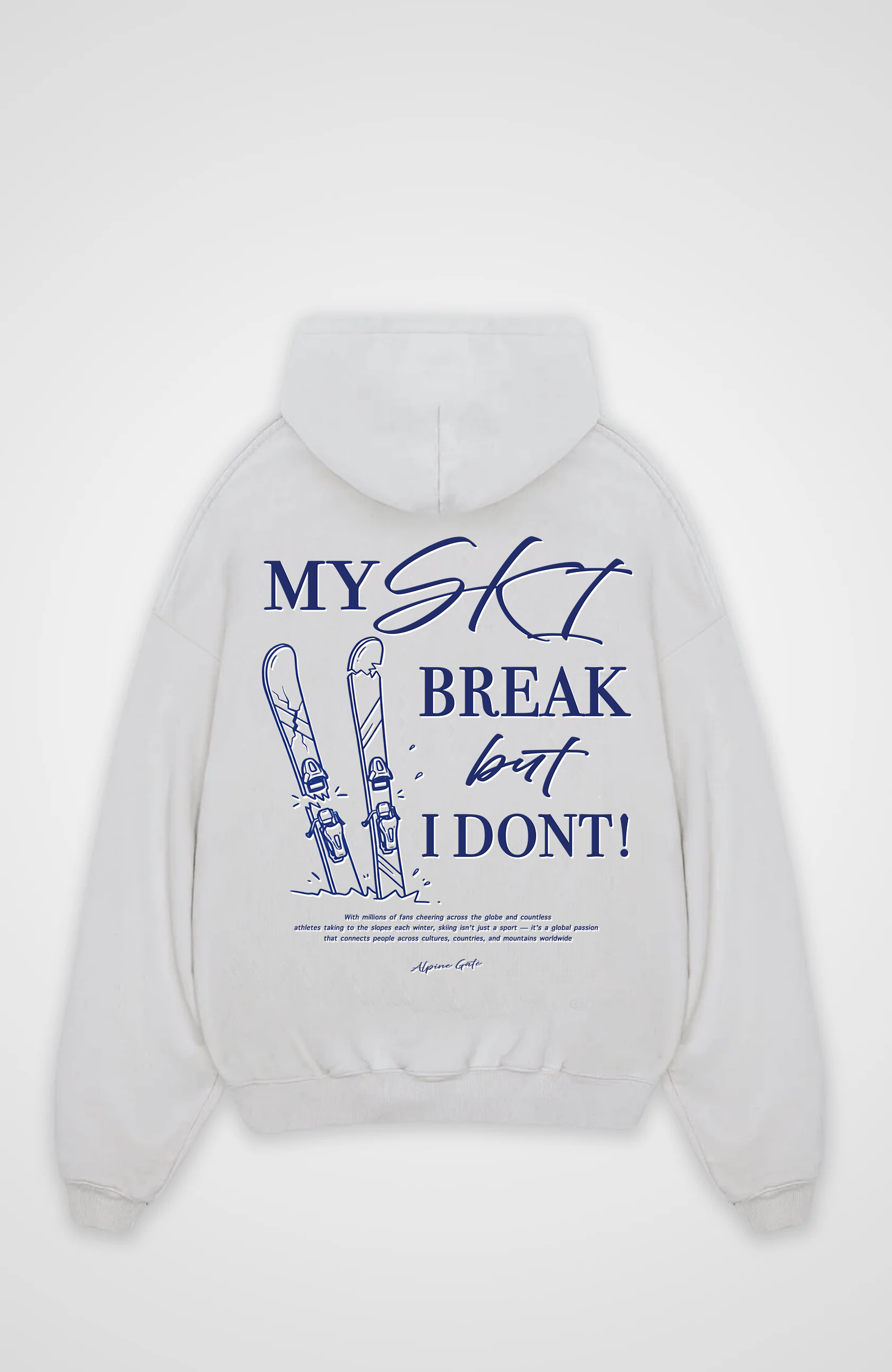Ski breaks Oversized Hoodie