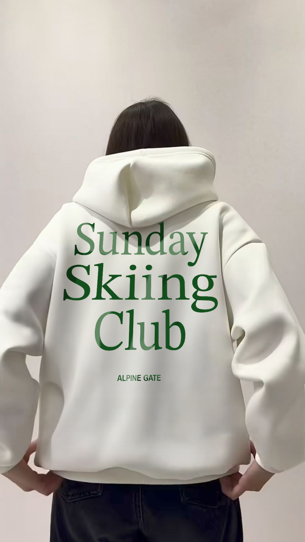 Sunday Skiing Club Oversized Hoodie