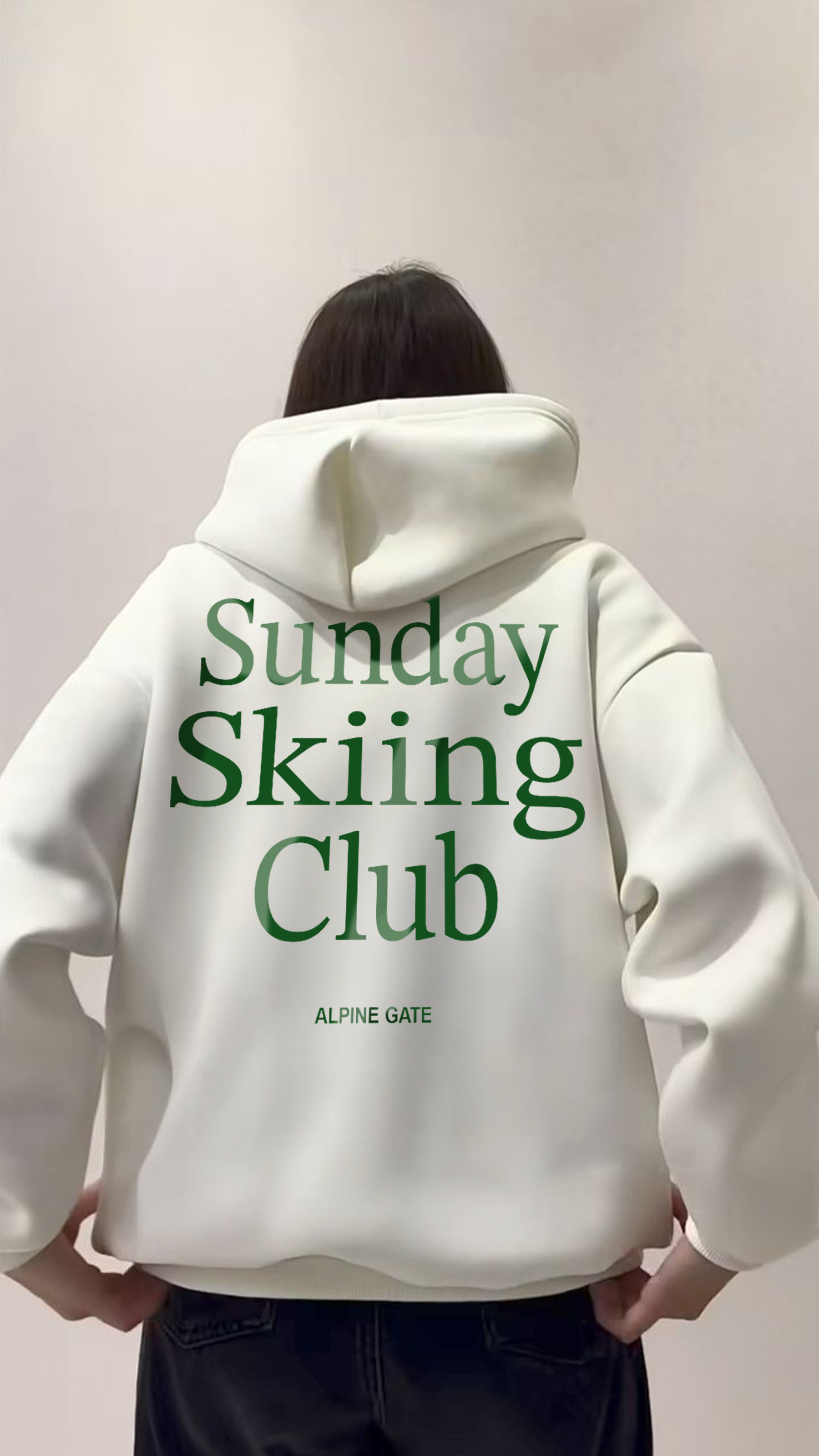 Sunday Skiing Club Oversized Hoodie