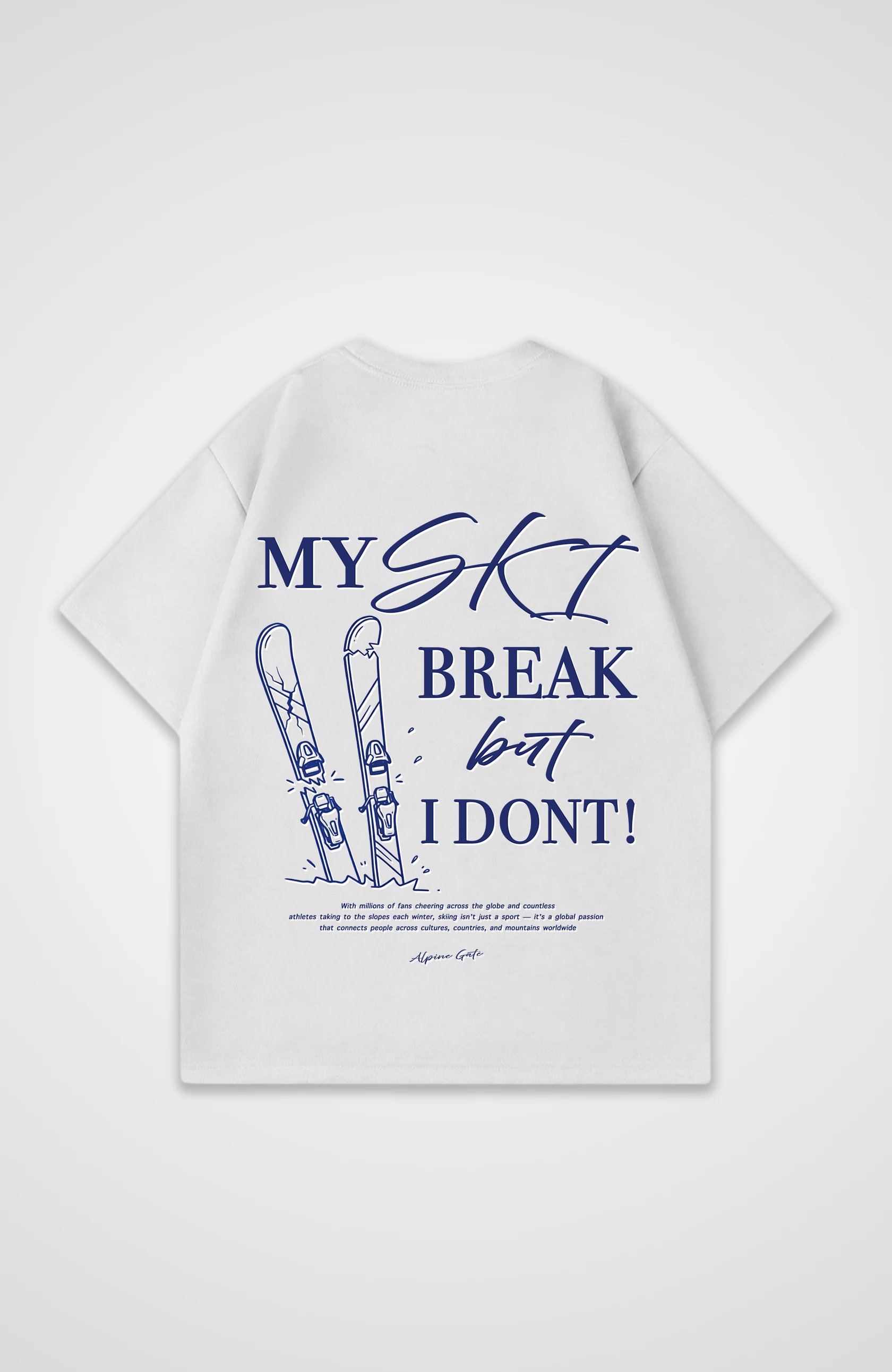 Ski breaks Oversized Shirt