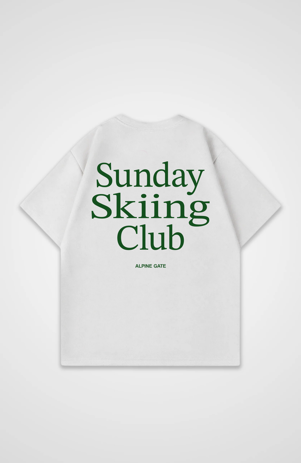 Sunday Skiing Club Oversized Shirt