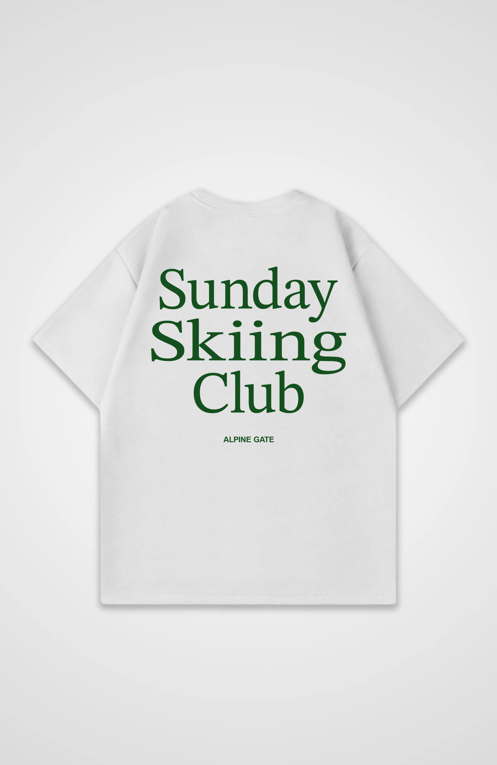 Sunday Skiing Club Oversized Shirt